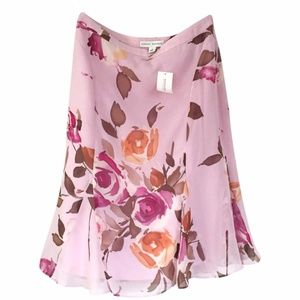 Banana Republic 100% silk skirt NWT